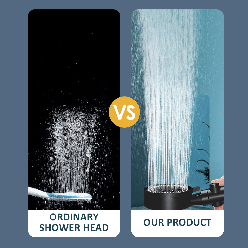 Supercharged Shower Head Five-speed Sprinkler Set