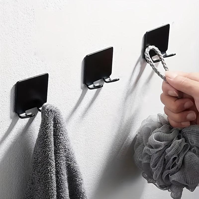 Wall Mounted Towel Hook Shaver Storage Rack Key Rack Bathroom Accessories