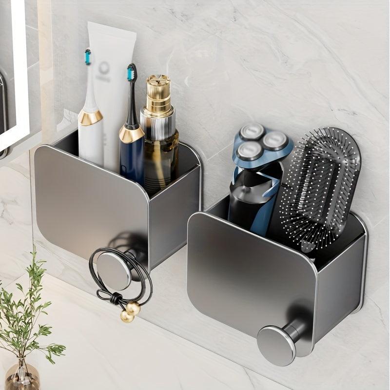 Toothbrush Storage Box Wall Mounted Shaver Comb Storage Rack