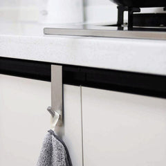 Stainless Steel Shower Door Rear Hook Towel Rack
