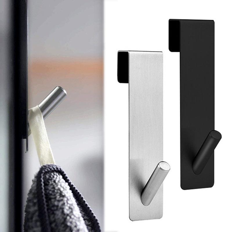 Stainless Steel Shower Door Rear Hook Towel Rack