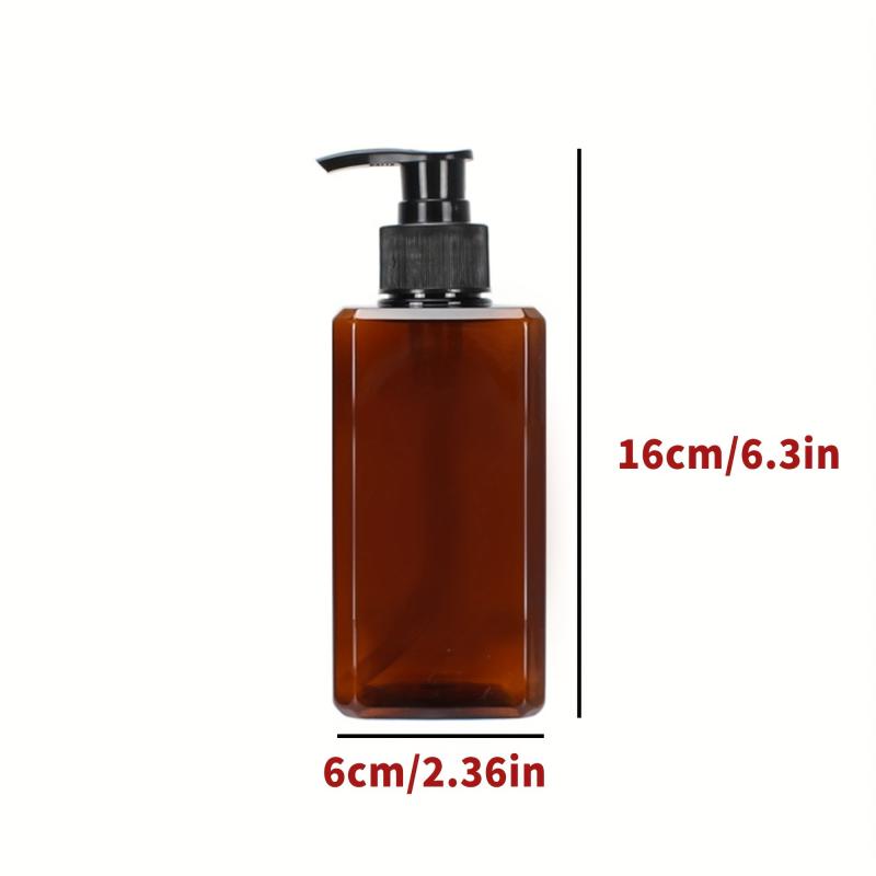 300ml Square Soap Dispenser Bathroom Pump Lotion Bottle