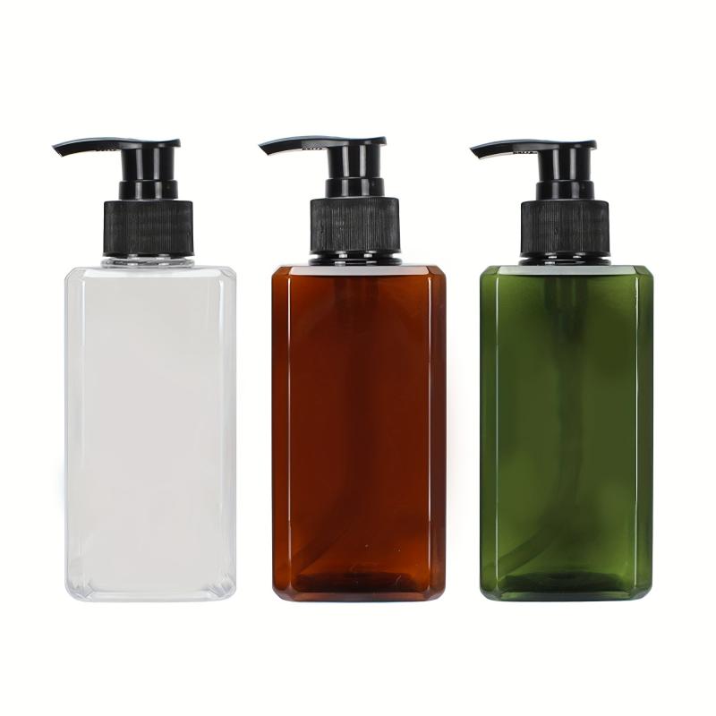 300ml Square Soap Dispenser Bathroom Pump Lotion Bottle