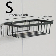 Wall Mounted Bathroom Storage Rack Hanging Shelf Organizer