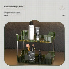 2-Tier Storage Rack Cosmetics Tray Bathroom Storage Shelf