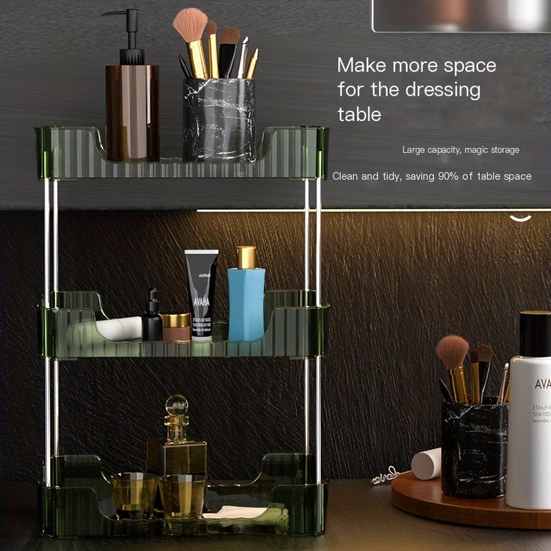2-Tier Storage Rack Cosmetics Tray Bathroom Storage Shelf