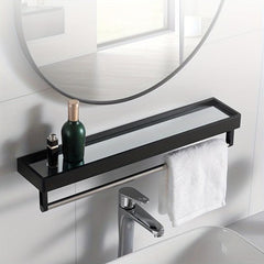 Round Bathroom Mirror Wall Mounted Without Holes 15.75inch