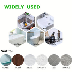 Self Adhesive Caulk Tape for Bathroom Decor