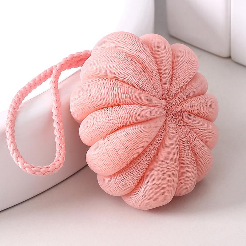 Portable Pumpkin Shape Bath Ball for Girls
