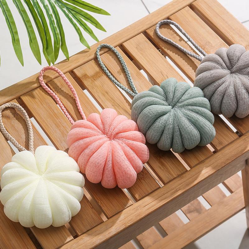 Portable Pumpkin Shape Bath Ball for Girls
