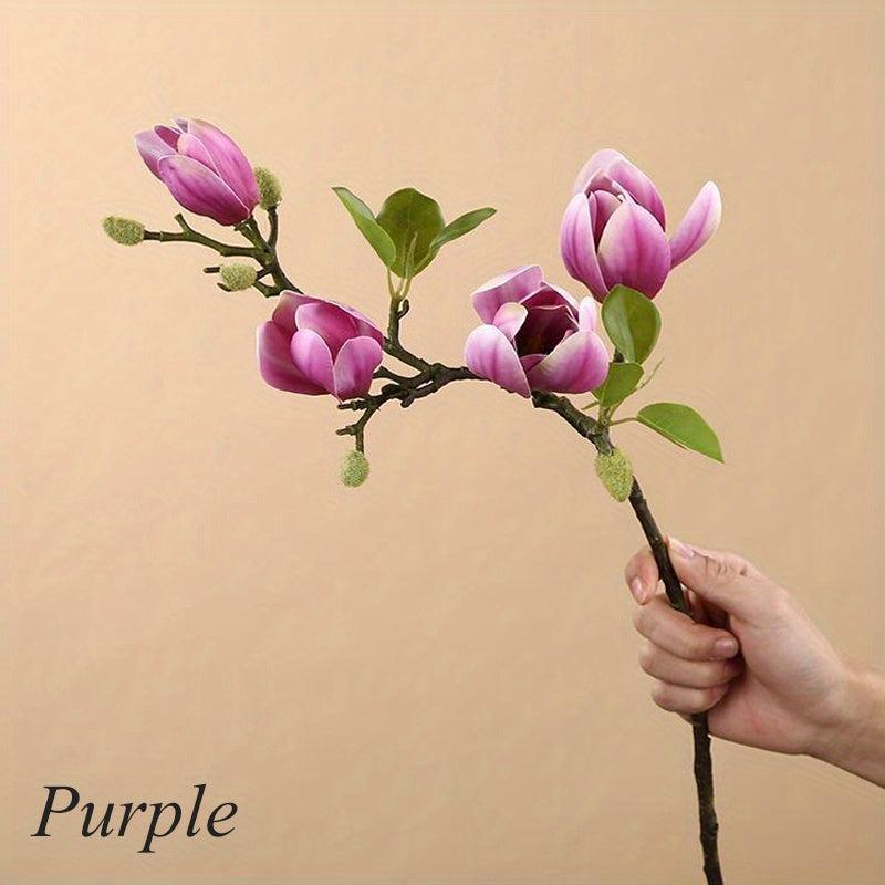 Artificial Magnolia Simulation Flower Living Room Entryway Table Decor