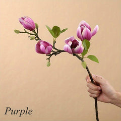 Artificial Magnolia Simulation Flower Living Room Entryway Table Decor