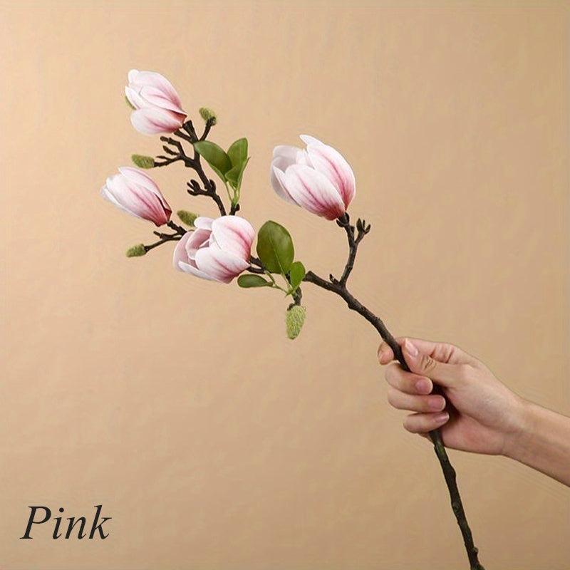 Artificial Magnolia Simulation Flower Living Room Entryway Table Decor