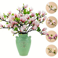 Artificial Magnolia Simulation Flower Living Room Entryway Table Decor