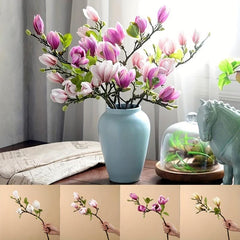 Artificial Magnolia Simulation Flower Living Room Entryway Table Decor