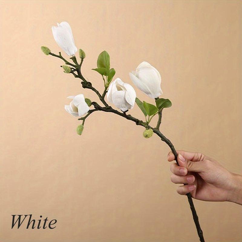 Artificial Magnolia Simulation Flower Living Room Entryway Table Decor
