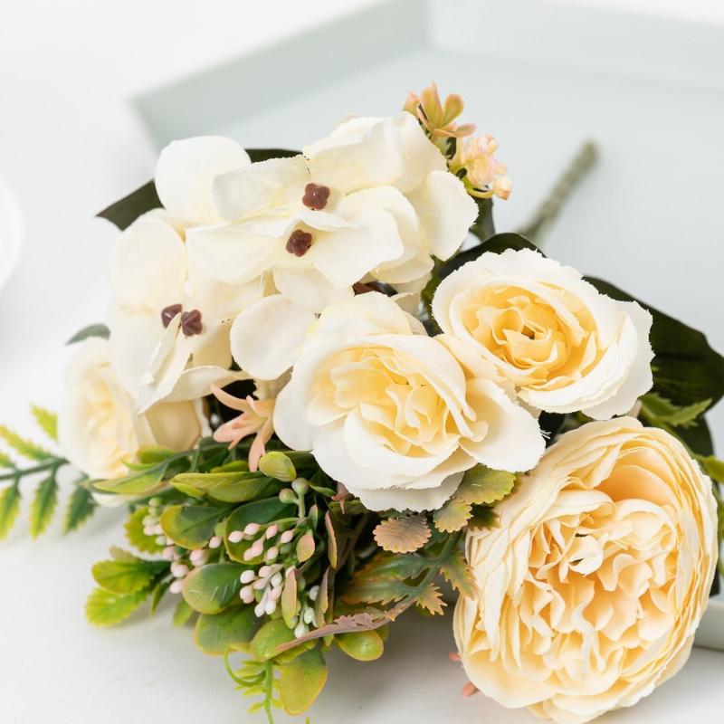Pearl Rose Flower Bouquet Room Decor Mother's Birthday