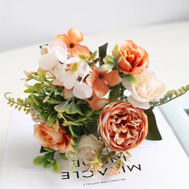 Pearl Rose Flower Bouquet Room Decor Mother's Birthday