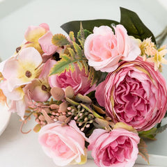 Pearl Rose Flower Bouquet Room Decor Mother's Birthday
