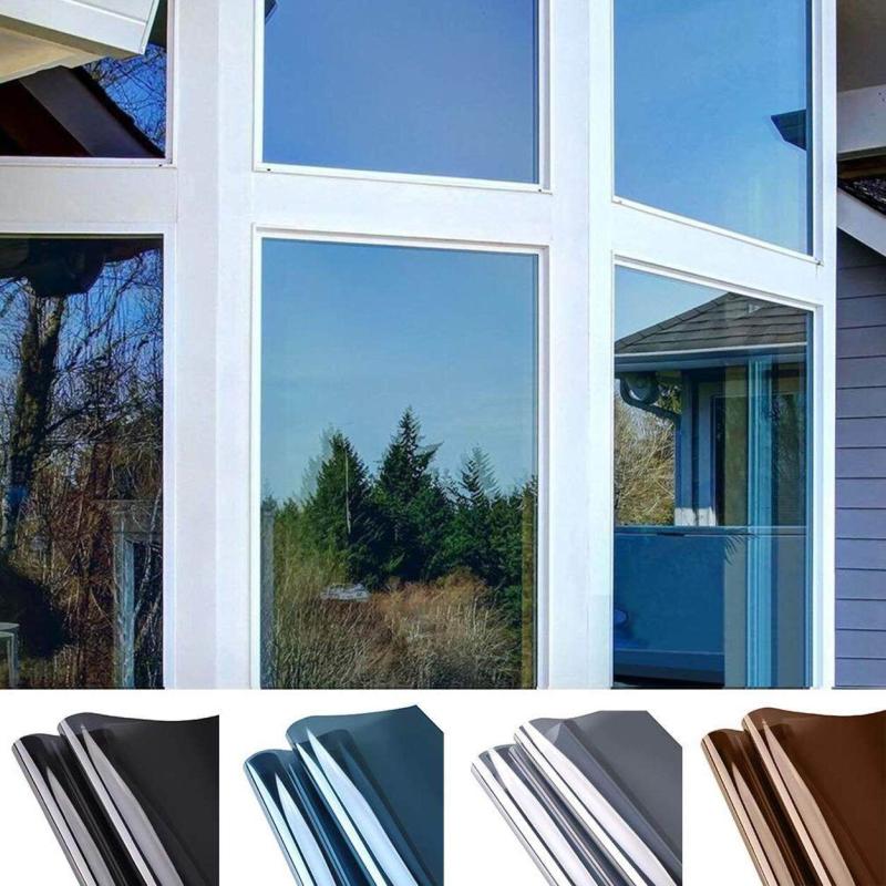 Privacy Window Film Reflective Tint UV Protection Heat Control Wall Stickers