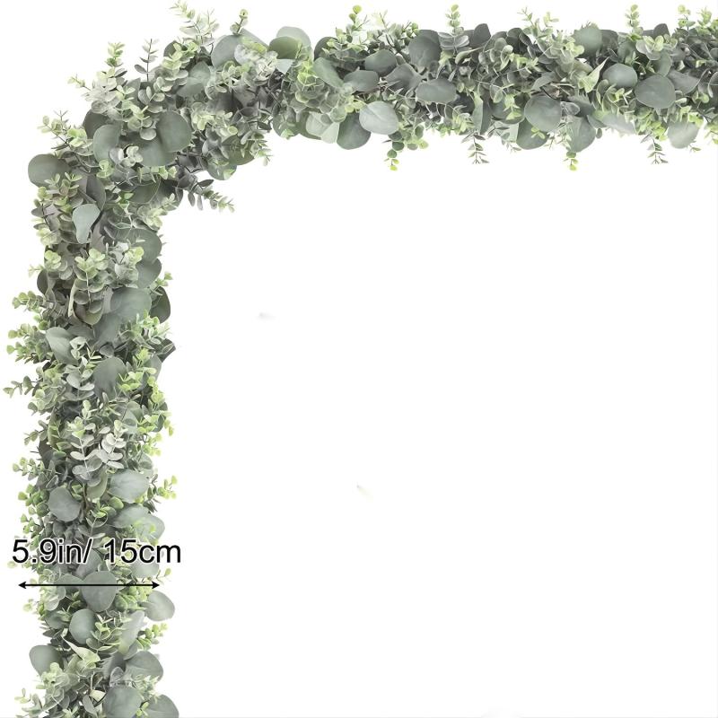Eucalyptus Rattan Wreath - Ideal for Weddings & Home Decor