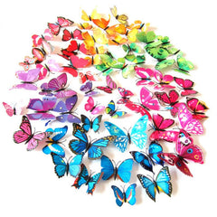 12pcs 3D Butterfly Wall Stickers for Home Room Decoration