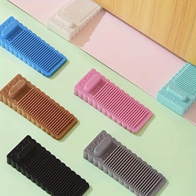 2pcs Safety Silicone Door Stop Stoppers Block Wedge Doorstops Door Stopper