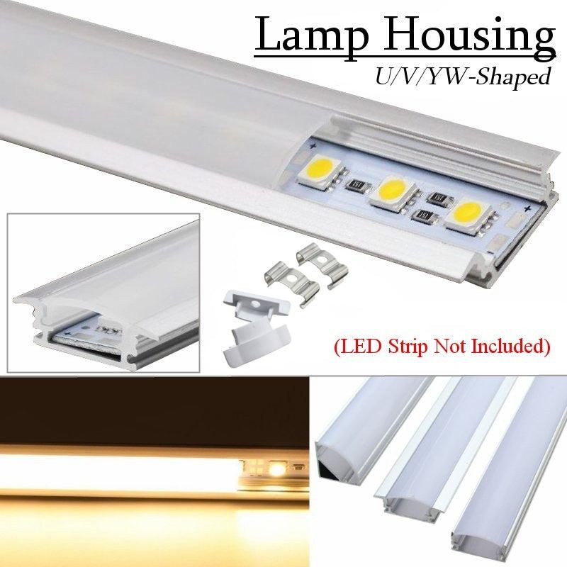5pcs Aluminum LED Strip Light Holder Mounting Clips System