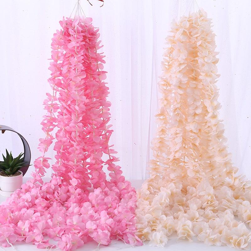 10pcs Artificial Wisteria Rattan Real Touch Wisteria Rattan Room Decor Wedding
