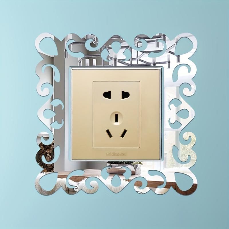 Boho Mirror Switch Sticker Wall Art Decal Bedroom Witch Decor