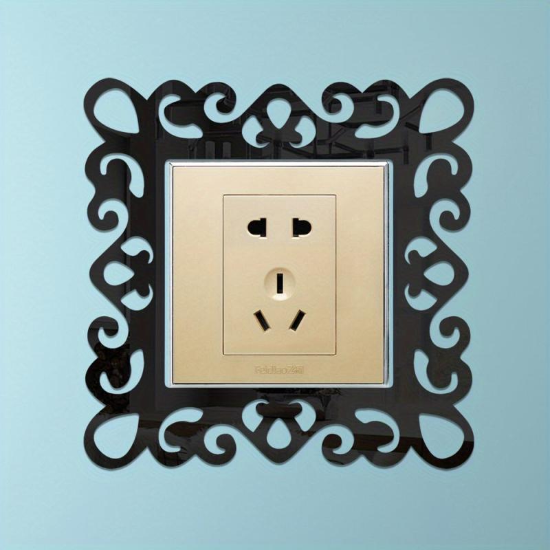 Boho Mirror Switch Sticker Wall Art Decal Bedroom Witch Decor