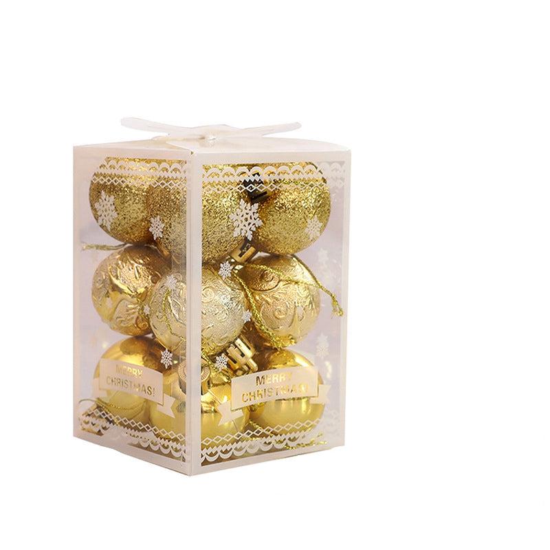 12pcs Christmas Tree Decorations Baubles Wedding Ornament