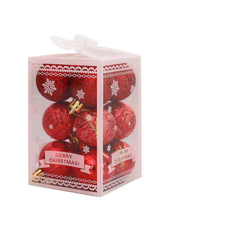 12pcs Christmas Tree Decorations Baubles Wedding Ornament