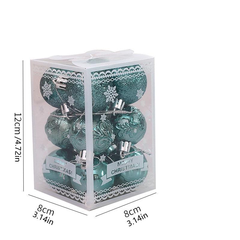 12pcs Christmas Tree Decorations Baubles Wedding Ornament
