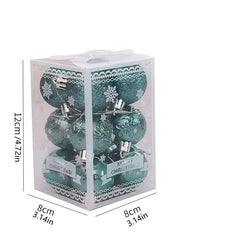 12pcs Christmas Tree Decorations Baubles Wedding Ornament