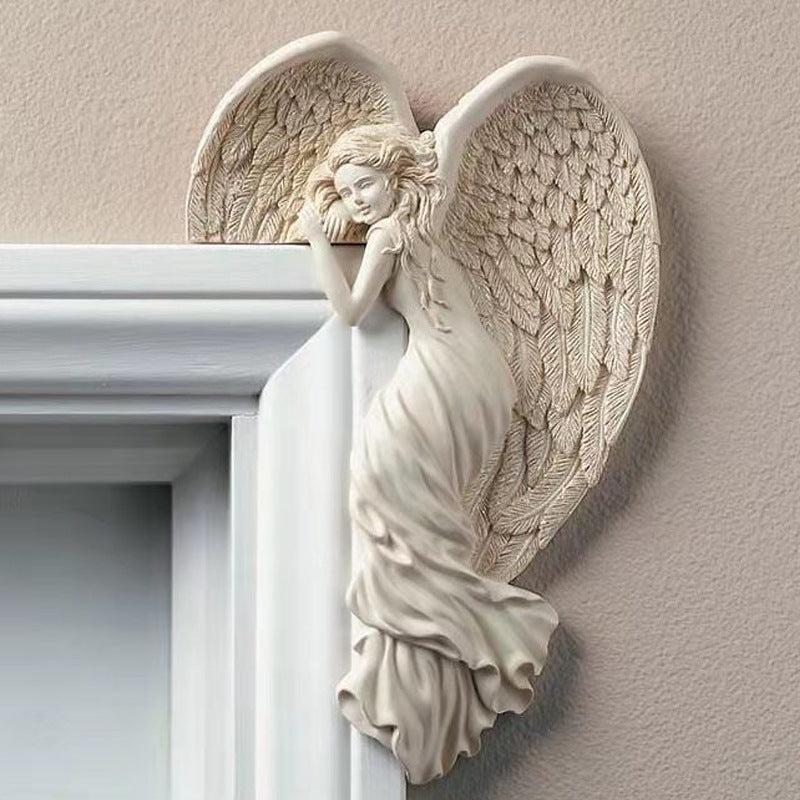 Angel of Redemption Door Frame Decoration with Wings Ornament