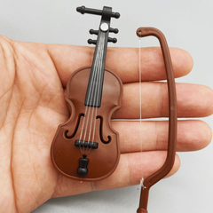 Violin Dollhouse Toy Scene Shooting Model Doll House Accessories