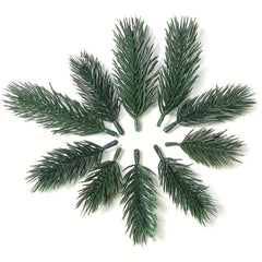 8cm Artificial Pine Branches Christmas Green Plants Pine Needles Branches Garl