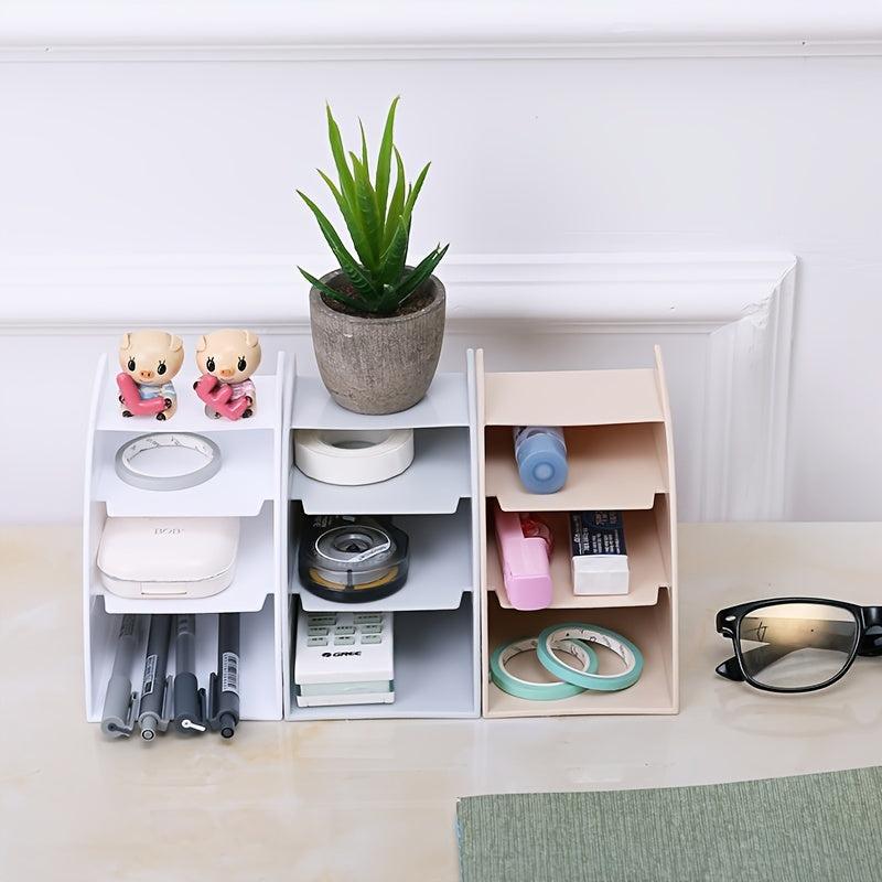 Remote Control Ladder Storage Box 3 Grids Holder