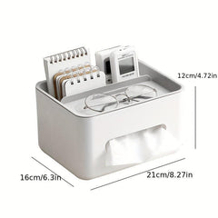Desktop Storage Box Tissue Drawer Remote Control Organizer