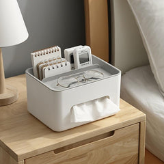 Desktop Storage Box Tissue Drawer Remote Control Organizer