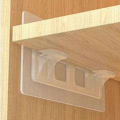 4pcs Self Adhesive Shelf Support Pegs for Closet Cabinet Bookshelf