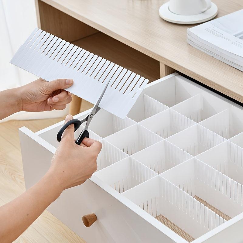 5pcs Adjustable Drawer Dividers Closet Storage DIY Organizador De Cajones