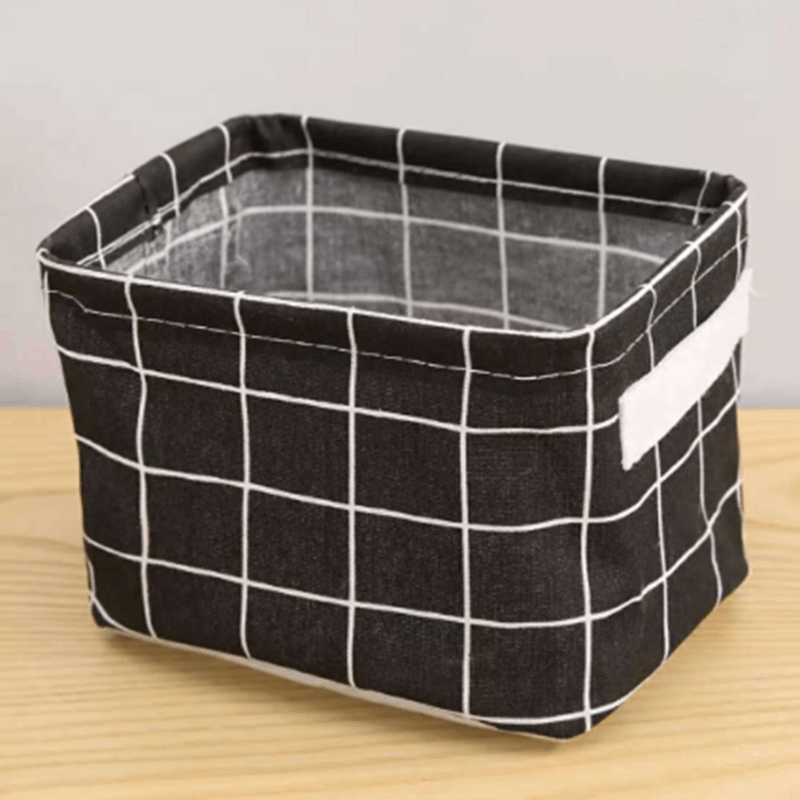Colorful Geometric Pattern Storage Basket for Home and Office