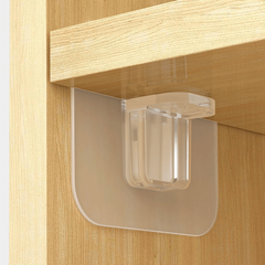 4pcs Punch Partition Fixer Shelf Support Peg Wardrobe Cabinet