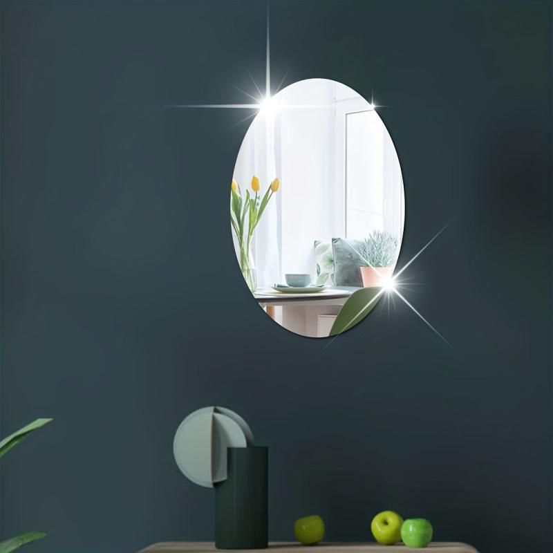 Acrylic Mirror Flexible Non-glass Mirror Tiles for Home Decoration
