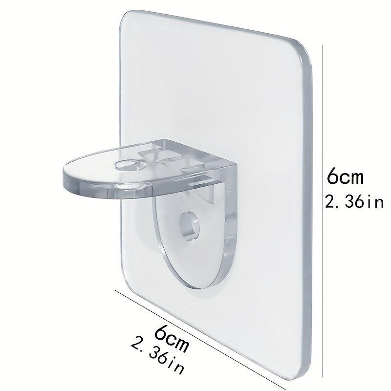 Plastic Shelf Support Adhesive Bracket for Cabinet Closet Bookshelf