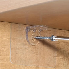 Self Adhesive Shelf Support Bracket for Home Wardrobe Cabin
