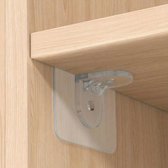 Self Adhesive Shelf Support Bracket for Home Wardrobe Cabin