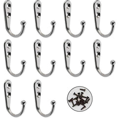 10pcs Vintage Wall Hooks Heavy Load Rack Coat Hooks With Screws